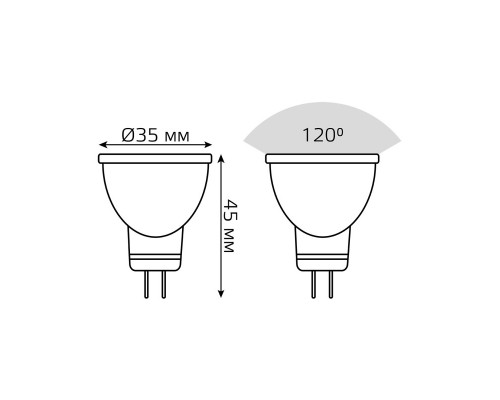Оформить заказ Светодиодная лампа Gauss 132517303| VIVID-LIGHT.RU