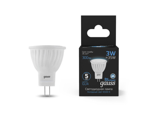 Оформить заказ Светодиодная лампа Gauss 132517303| VIVID-LIGHT.RU