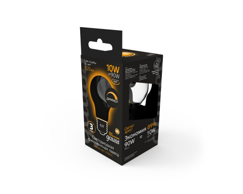 Купить Светодиодная лампа Gauss 102202110-D| VIVID-LIGHT.RU