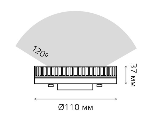 Оформить заказ Светодиодная лампа Gauss 83824| VIVID-LIGHT.RU