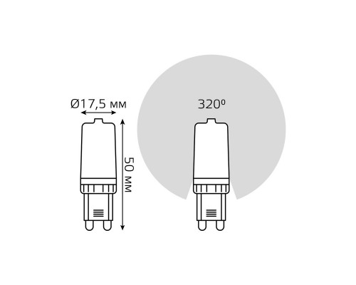 Заказать Светодиодная лампа Gauss 107009305| VIVID-LIGHT.RU
