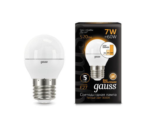 Заказать Светодиодная лампа Gauss 105102107-S| VIVID-LIGHT.RU