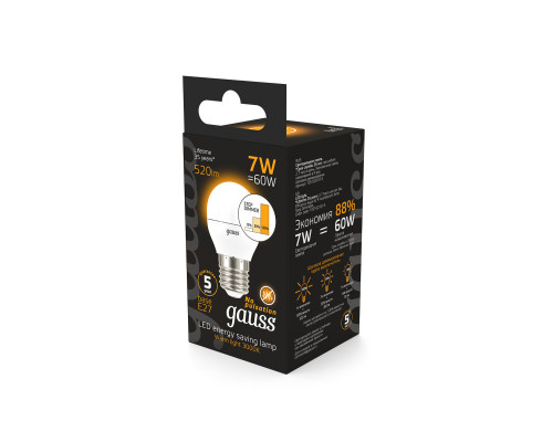 Заказать Светодиодная лампа Gauss 105102107-S| VIVID-LIGHT.RU