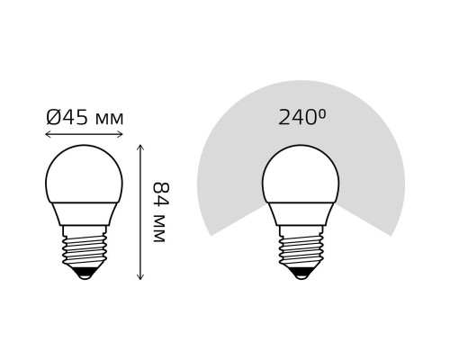 Заказать Светодиодная лампа Gauss 105102310| VIVID-LIGHT.RU