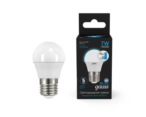 Сделать заказ Светодиодная лампа Gauss 105102307-S| VIVID-LIGHT.RU