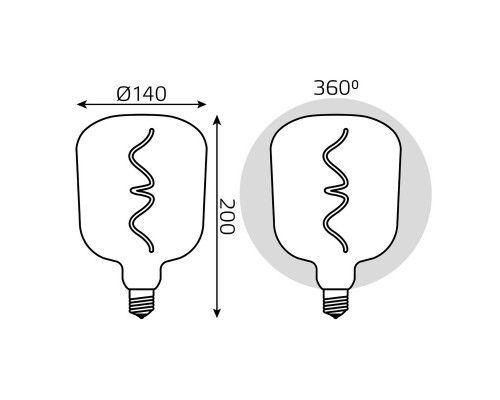 Оформить заказ Светодиодная лампа Gauss 1008802105| VIVID-LIGHT.RU
