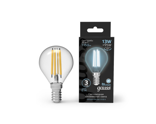 Оформить заказ Светодиодная лампа Gauss 105801213| VIVID-LIGHT.RU