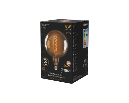 Купить Светодиодная лампа Gauss 154802008| VIVID-LIGHT.RU