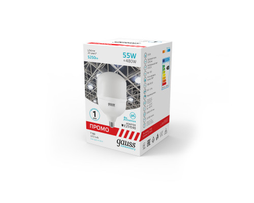 Сделать заказ Светодиодная лампа Gauss 60436| VIVID-LIGHT.RU