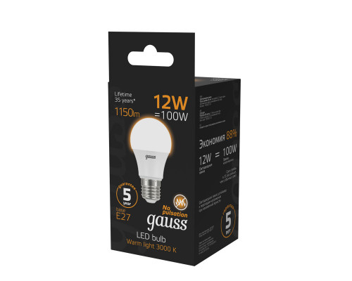 Заказать Светодиодная лампа Gauss 102502112| VIVID-LIGHT.RU