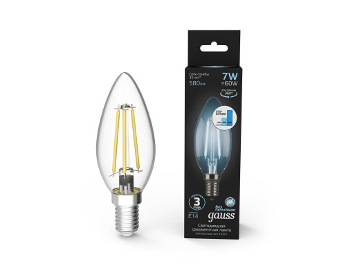 Купить Светодиодная лампа Gauss 103801207-S| VIVID-LIGHT.RU