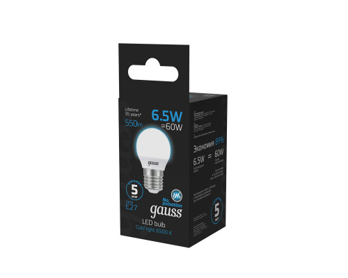 Оформить заказ Светодиодная лампа Gauss 105102307| VIVID-LIGHT.RU