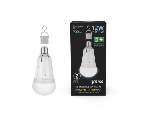 Сделать заказ Светодиодная лампа Gauss 102002212| VIVID-LIGHT.RU