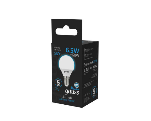 Сделать заказ Светодиодная лампа Gauss 105101307| VIVID-LIGHT.RU