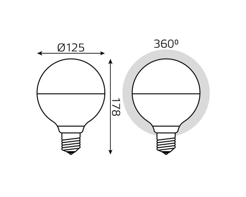 Сделать заказ Светодиодная лампа Gauss 1014802209| VIVID-LIGHT.RU