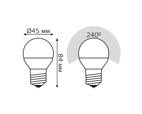 Сделать заказ Светодиодная лампа Gauss 105102307-D| VIVID-LIGHT.RU