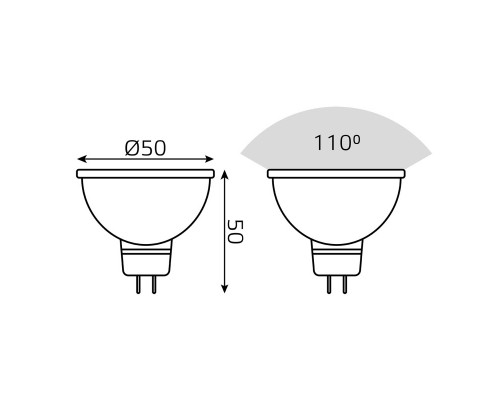 Оформить заказ Светодиодная лампа Gauss 101105406| VIVID-LIGHT.RU