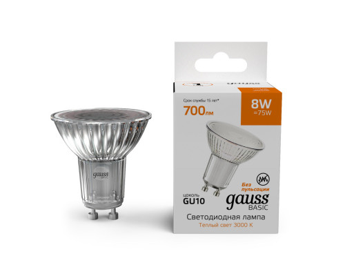 Заказать Светодиодная лампа Gauss 10106182| VIVID-LIGHT.RU