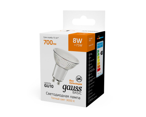 Заказать Светодиодная лампа Gauss 10106182| VIVID-LIGHT.RU