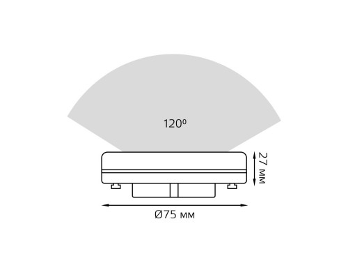 Заказать Светодиодная лампа Gauss 108408308-D| VIVID-LIGHT.RU