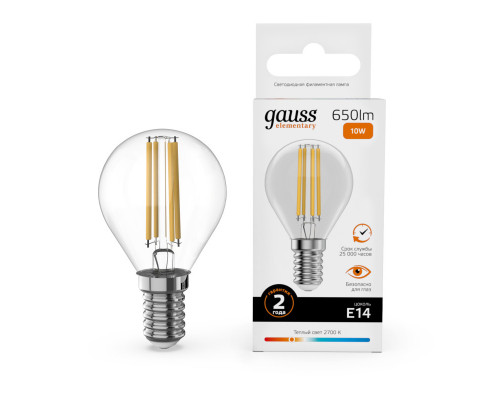 Купить Светодиодная лампа Gauss 52110| VIVID-LIGHT.RU