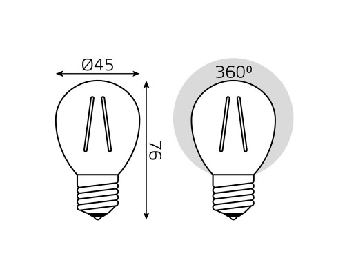 Заказать Светодиодная лампа Gauss 52210| VIVID-LIGHT.RU