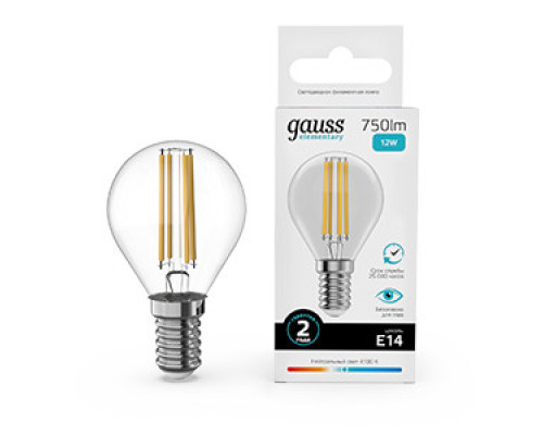 Оформить заказ Светодиодная лампа Gauss 52122| VIVID-LIGHT.RU