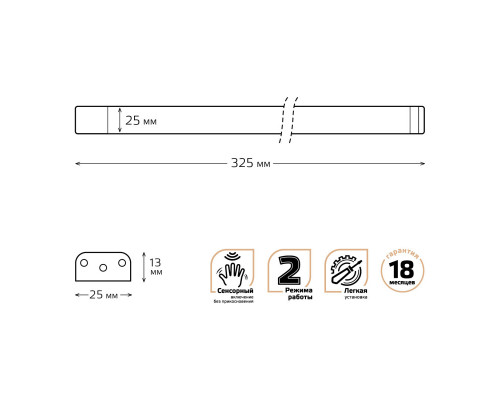 Купить Мебельный светильник Gauss 9021531235| VIVID-LIGHT.RU