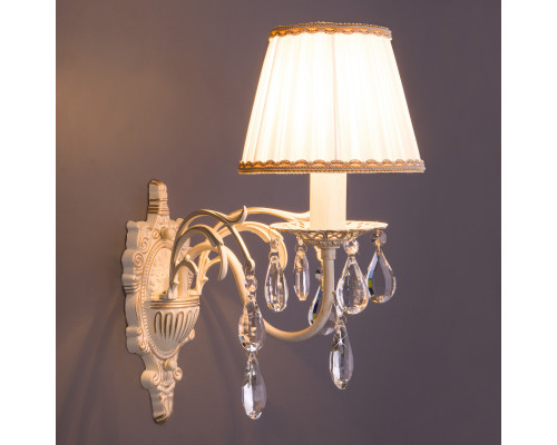 Сделать заказ Бра Eurosvet 3637/1 белый с золотом/прозрачный| VIVID-LIGHT.RU