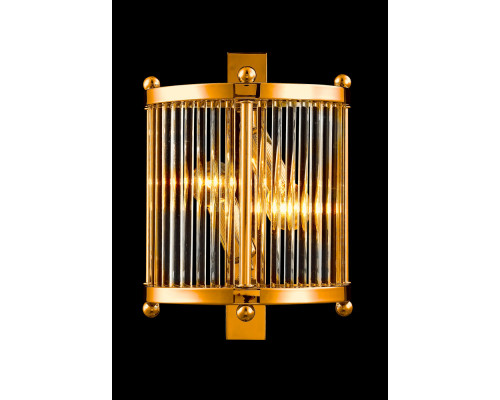 Купить Бра Crystal Lux TADEO AP2 GOLD/TRANSPARENTE| VIVID-LIGHT.RU
