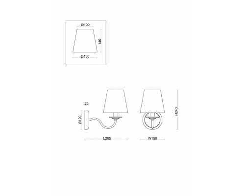 Заказать Бра Freya FR2027WL-01BS| VIVID-LIGHT.RU