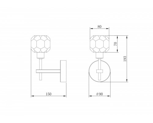 Сделать заказ Бра Freya FR5114WL-01BZ| VIVID-LIGHT.RU