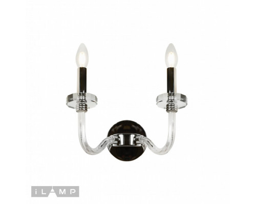 Заказать Бра iLamp W9474-2 Nickel| VIVID-LIGHT.RU