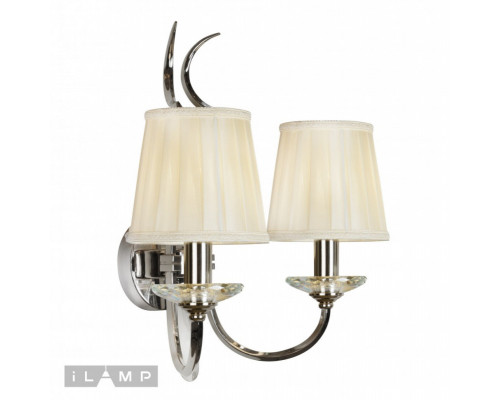 Купить Бра iLamp W2508-2 nic| VIVID-LIGHT.RU