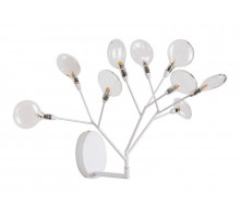 Бра Crystal Lux EVITA AP9 WHITE/TRANSPARENT