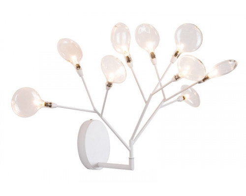 Оформить заказ Бра Crystal Lux EVITA AP9 WHITE/TRANSPARENT| VIVID-LIGHT.RU