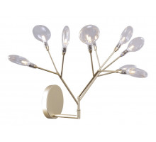 Бра Crystal Lux EVITA AP9 GOLD/TRANSPARENT