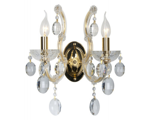 Заказать Бра Crystal Lux HOLLYWOOD AP2 GOLD| VIVID-LIGHT.RU