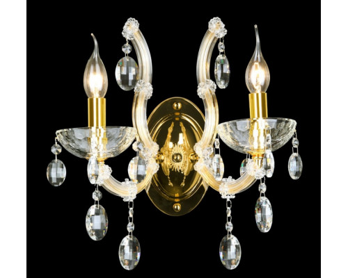 Заказать Бра Crystal Lux HOLLYWOOD AP2 GOLD| VIVID-LIGHT.RU