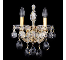 Бра Crystal Lux ISABEL AP2 GOLD/TRANSPARENT