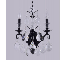 Бра Crystal Lux MAGNIFICO AP2 BLACK/TRANSPARENT