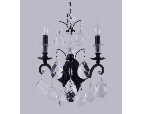 Сделать заказ Бра Crystal Lux MAGNIFICO AP2 BLACK/TRANSPARENT| VIVID-LIGHT.RU