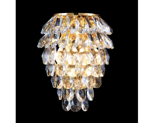 Заказать Бра Crystal Lux CHARME AP3 GOLD/TRANSPARENT| VIVID-LIGHT.RU
