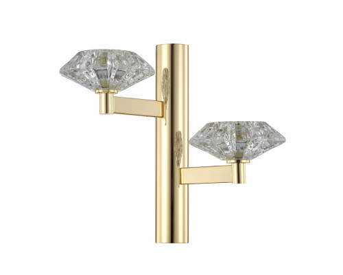Сделать заказ Бра Crystal Lux REBECA AP2 GOLD| VIVID-LIGHT.RU