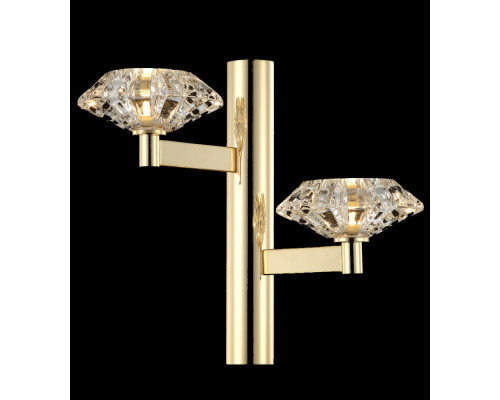 Сделать заказ Бра Crystal Lux REBECA AP2 GOLD| VIVID-LIGHT.RU