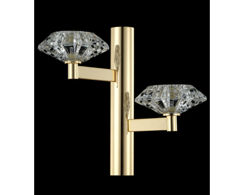 Сделать заказ Бра Crystal Lux REBECA AP2 GOLD| VIVID-LIGHT.RU