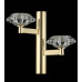 Сделать заказ Бра Crystal Lux REBECA AP2 GOLD| VIVID-LIGHT.RU