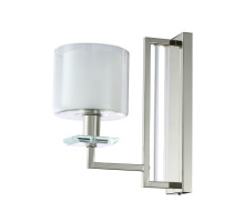 Бра Crystal Lux NICOLAS AP1 NICKEL/WHITE