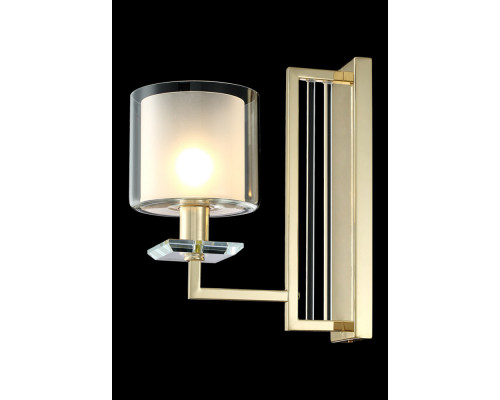 Оформить заказ Бра Crystal Lux NICOLAS AP1 GOLD/WHITE| VIVID-LIGHT.RU