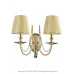 Оформить заказ Бра Crystal Lux VICTORIA AP2 GOLD/AMBER| VIVID-LIGHT.RU